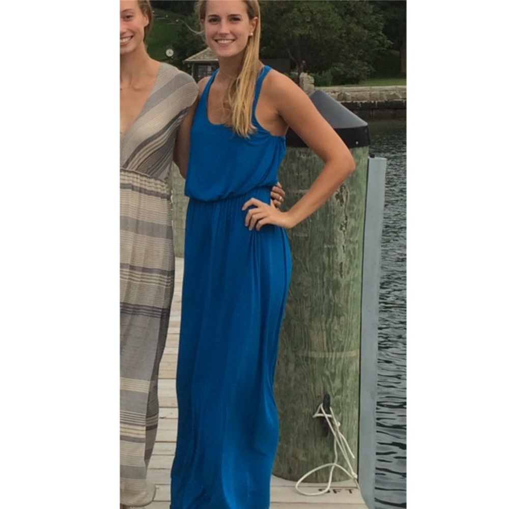 Blue maxi dress